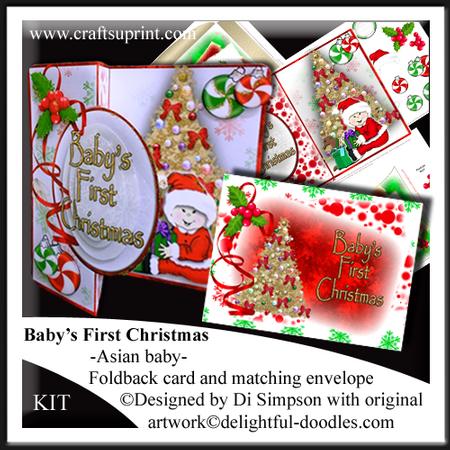 Baby's First Christmas-asian Baby