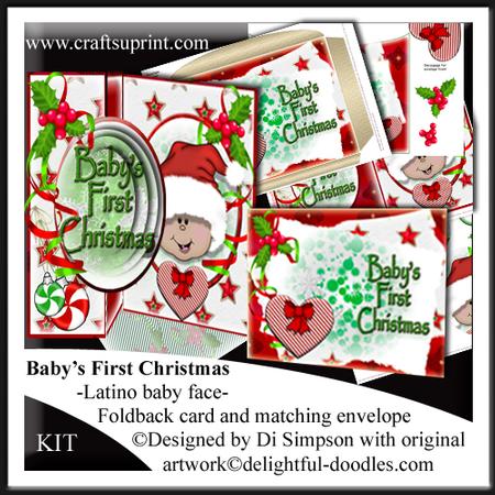 Baby's First Christmas-latino Baby Face