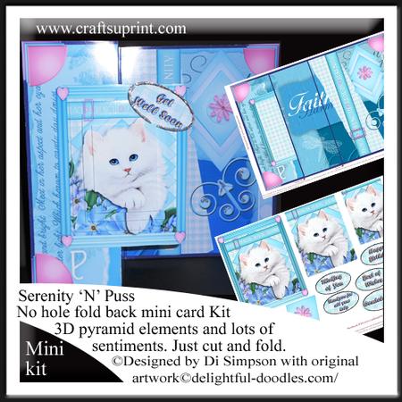 Serenity and Puss Cut and Fold No Holes Mini Kit (1)