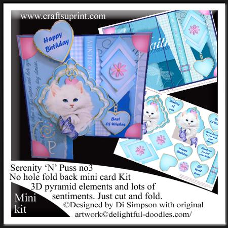 Serenity and Puss Cut and Fold No Holes Mini Kit (3)