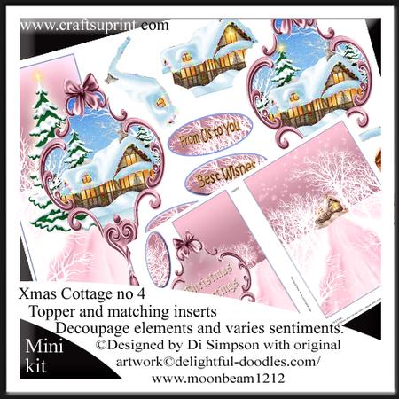 Mini Kit- Lovely Christmas Cottage Over the Edge #4