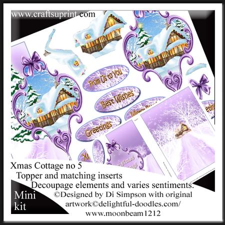 Mini Kit- Lovely Christmas Cottage Over the Edge #5
