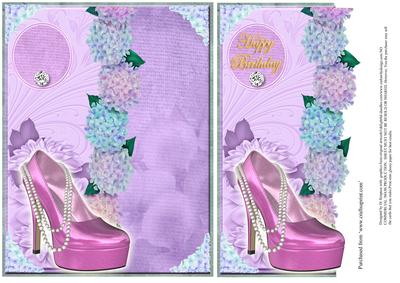 Pretty Floral and Heels for Birthday#2