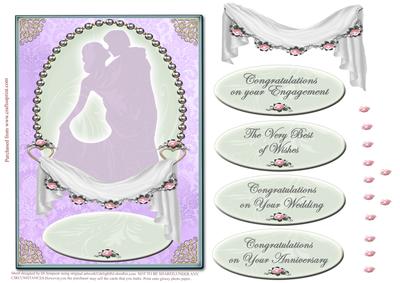 Lovely Wedding,anniversary,engagement Topper #2