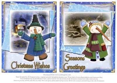 Ever So Cute Christmas Snowmen #2
