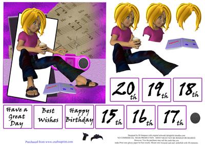 Teenage Girl Birthday #1 - Age 15 to 20