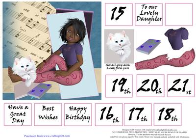 Teenage Girl Birthday #10 - Age 15 to 21