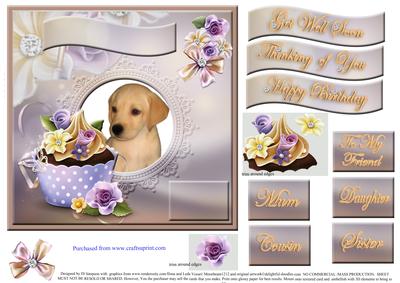 Gorgeous Puppy Topper for Various Occasions