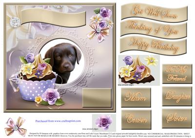 Gorgeous Labrador Topper for Various Occasions