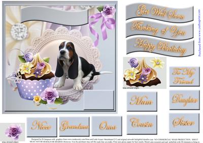 Gorgeous Basset Topper for Various Occasions