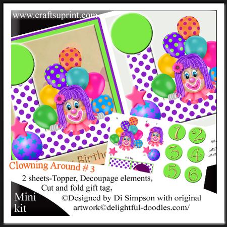 Clowning Aroun#2- Happy Birthday- 1-6yrs