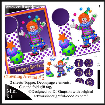 Clowning Around #3- Happy Birthday- 1-6yrs