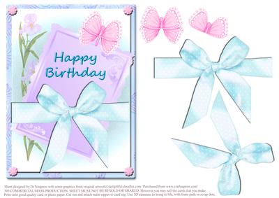 Pretty Happy Birthday Design for Female #1