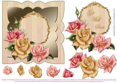 Edwardian Roses- Get Well Soon
