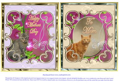 2 Lovely Toppers for Mum on Mothers Day