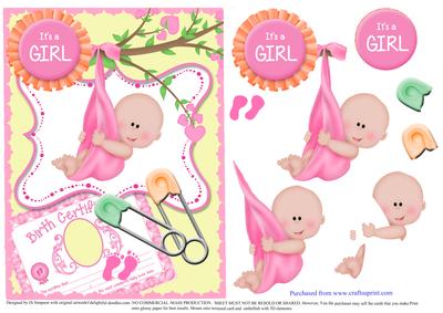 Sweet Topper - It's a Girl #2