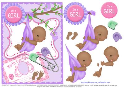 Sweet Topper - It's a Girl #3