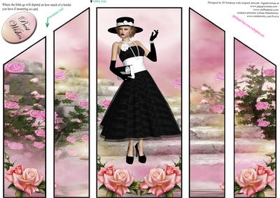 Theatre Fold- Pretty Lady for Lots of Occasions