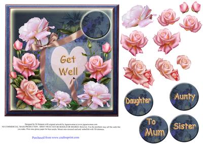 Beautiful Roses- Get Well