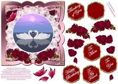 Red Roses and Swans for Lots of Occasions #2