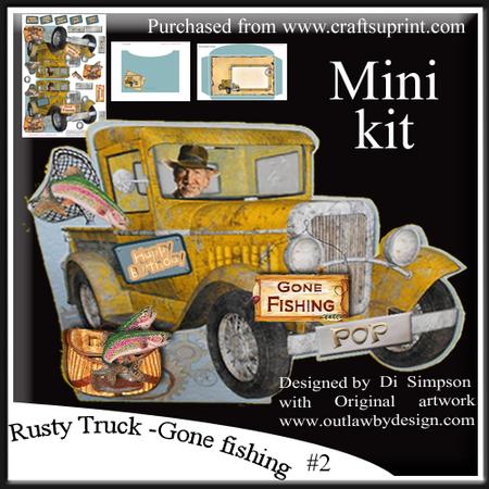 Rusty Truck - Gone Fishing- for Male #2