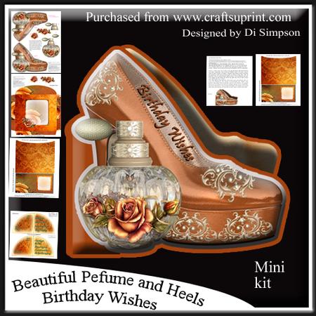 Beautiful Perfume and Heels for Birthday