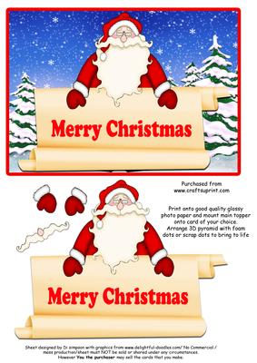 Merry Christmas- with Festive Santa #1