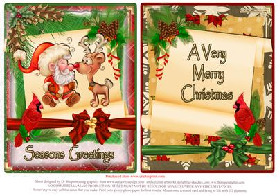 2 Bright and Fun Toppers for Christmas