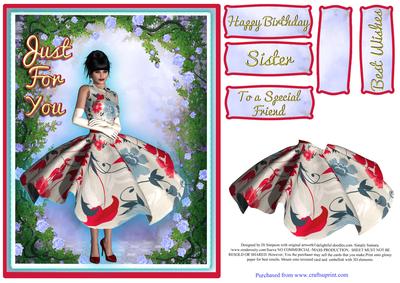 Retro Birthday Gal #4