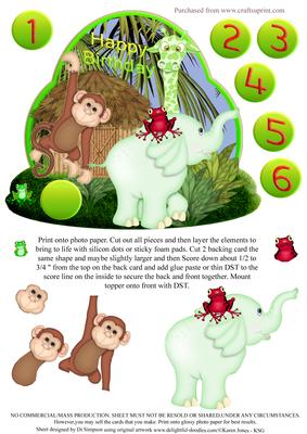 Jungle Fun #4- Happy Birthday 1-6yrs
