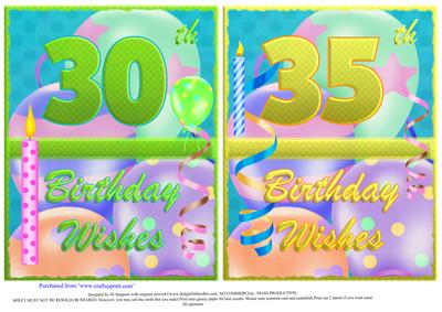 Bright and Bubbly Birthday Toppers