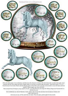 Birthday Wishes - Unicorn #2