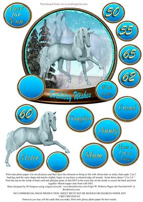 Birthday Wishes - Unicorn #4