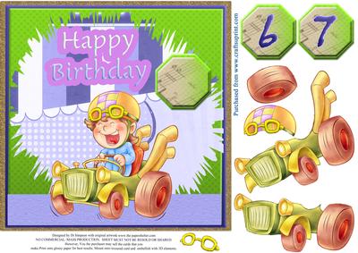 Happy Birthday for 6 and 7 Yr Old Boy