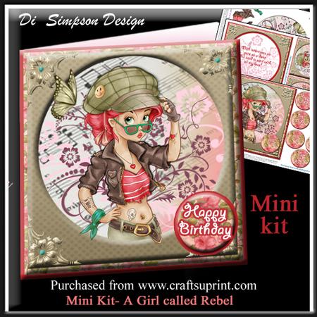 Mini Kit- a Girl Called Rebel- for Lots of Occasions
