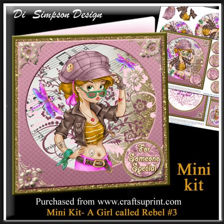 Mini Kit- a Girl Called Rebel- for Lots of Occasions #3