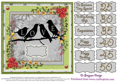 Silhouette Love Birds for Lots of Occasions