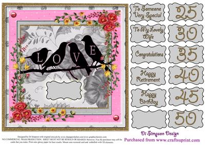 Silhouette Love Birds for Lots of Occasions #2