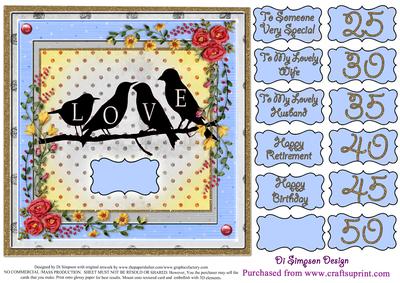 Silhouette Love Birds for Lots of Occasions #3