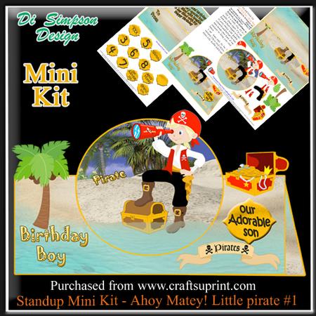 Standup Mini Kit - Ahoy Matey! Little Pirate #1