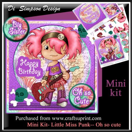 Mini Kit- Little Miss Punk- Oh So Cute