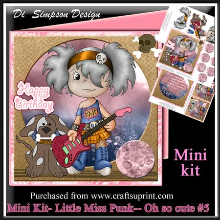 Mini Kit- Little Miss Punk- Oh So Cute #5