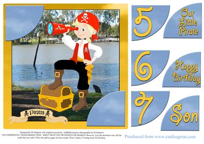 Happy Birthday- Pirate 5,6,7 Yrs