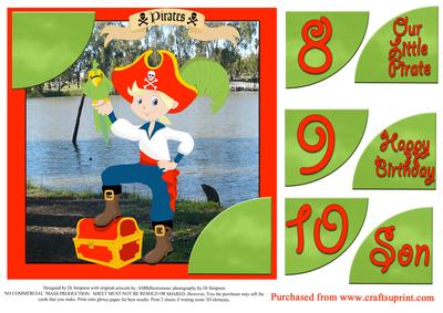 Happy Birthday- Pirate 8,9,10 Yrs