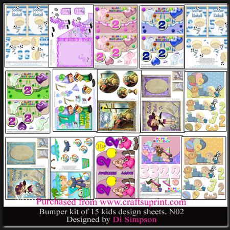 Bumber Kit- Huge 15 Sheets for Children #2