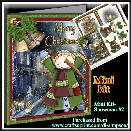 Mini Kit- Adorable Snowman for Xmas #2