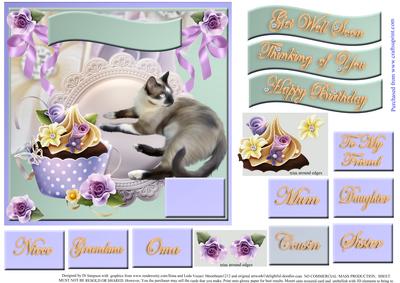 Gorgeous Puss Topper for Various Occasions #10