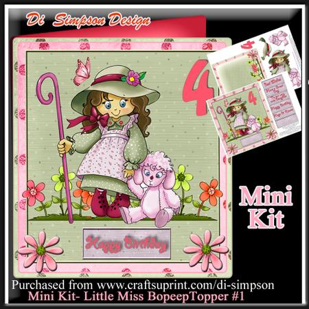 Mini Kit - Little Bo Peep- 4yrs #1