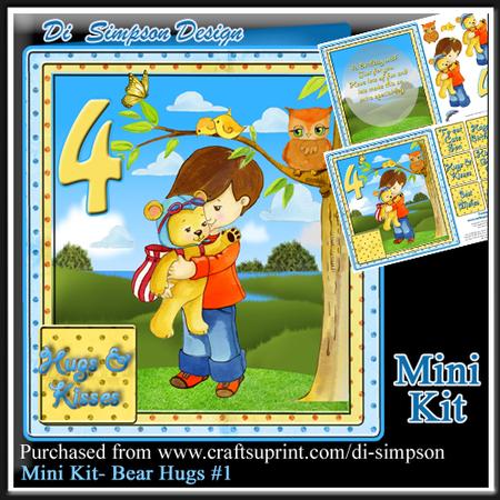 Mini Kit - Bear Hugs- 4yrs for Boy #1