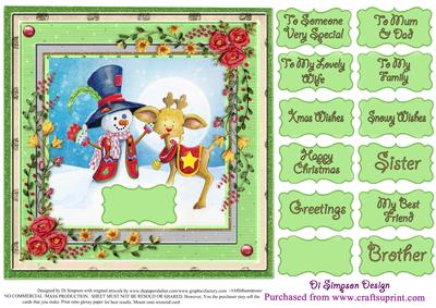 Christmas Snowy Friends